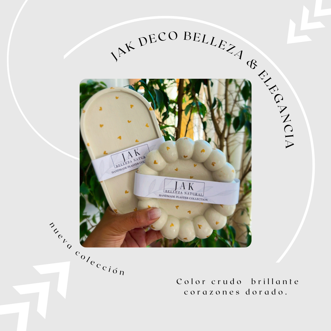 Bandeja Óvalo + Deco burbuja