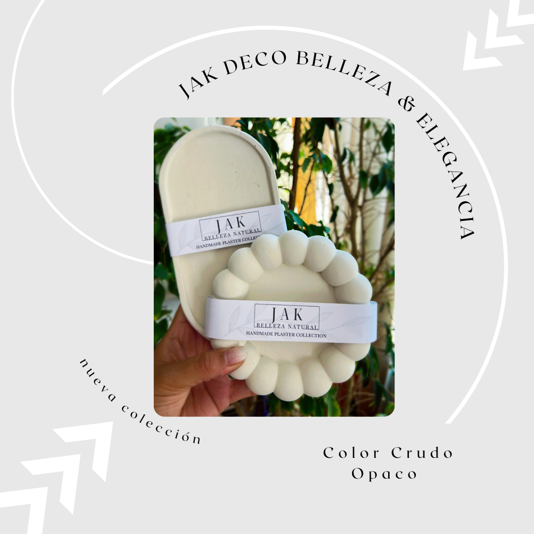 Bandeja Óvalo + Deco Burbuja