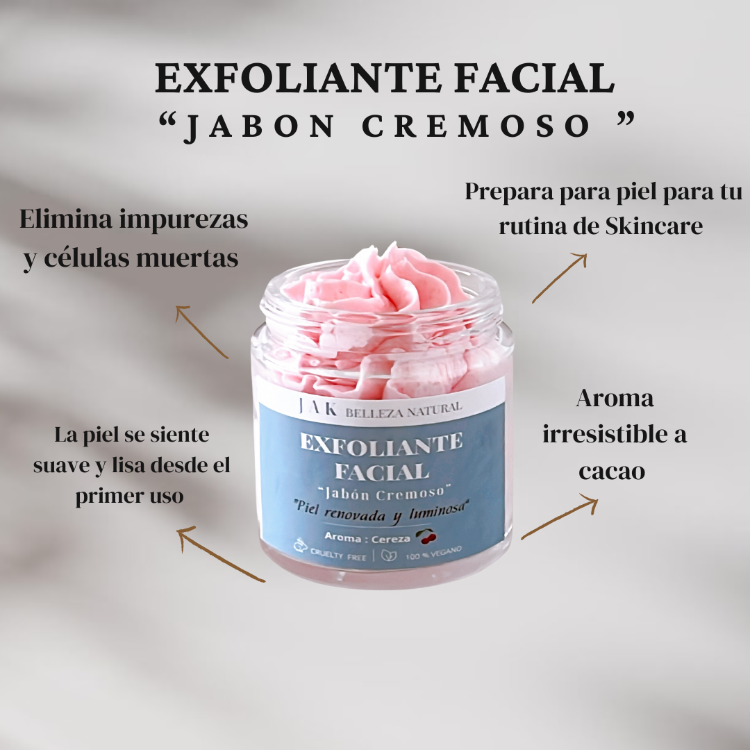 Exfoliante Facial “Jabón Cremoso”