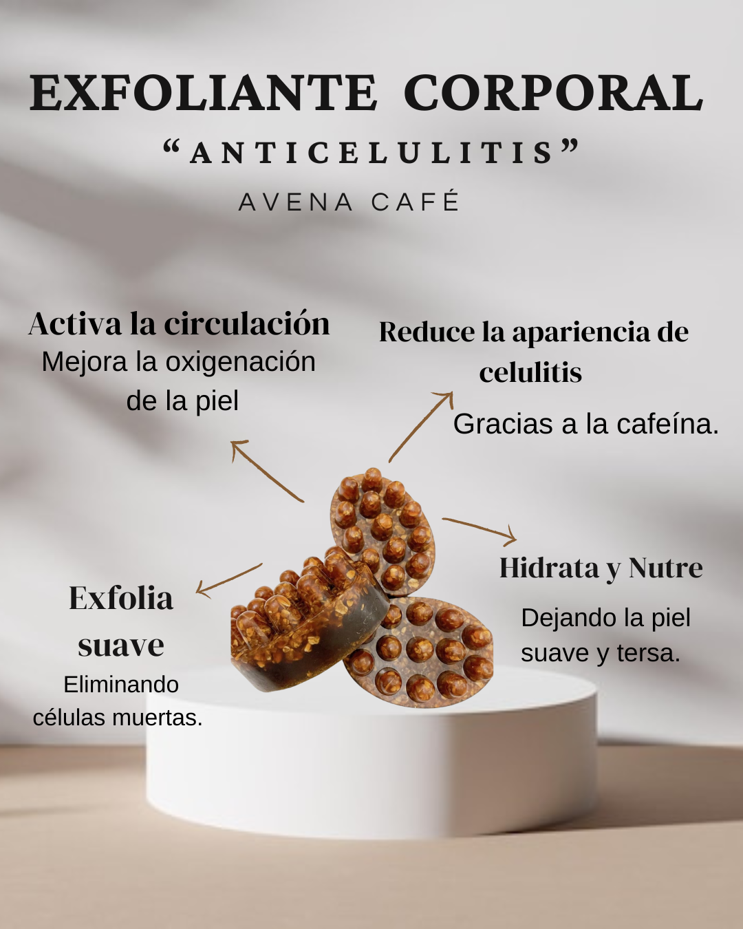 Jabón Avena Café “Masajeador”