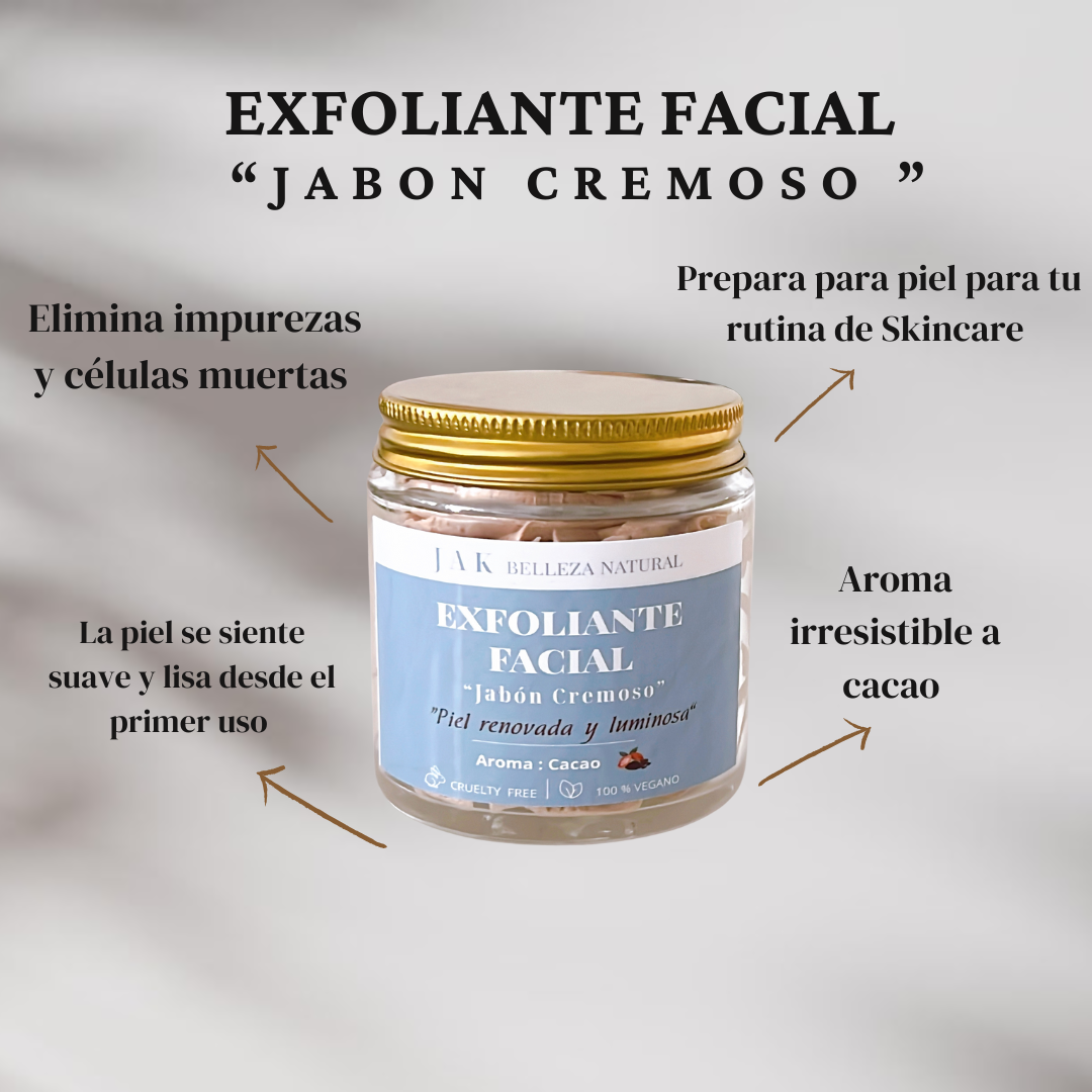Exfoliante Facial “Jabón Cremoso”