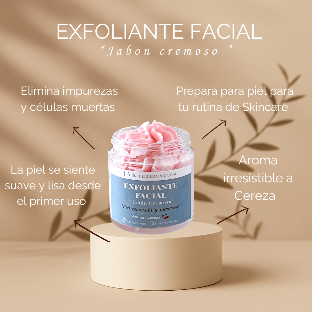 Exfoliante Facial “Jabón Cremoso”