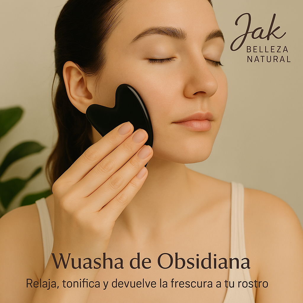 Piedra Obsidiana “Facial” Piel Radiante y Rejuvenecida