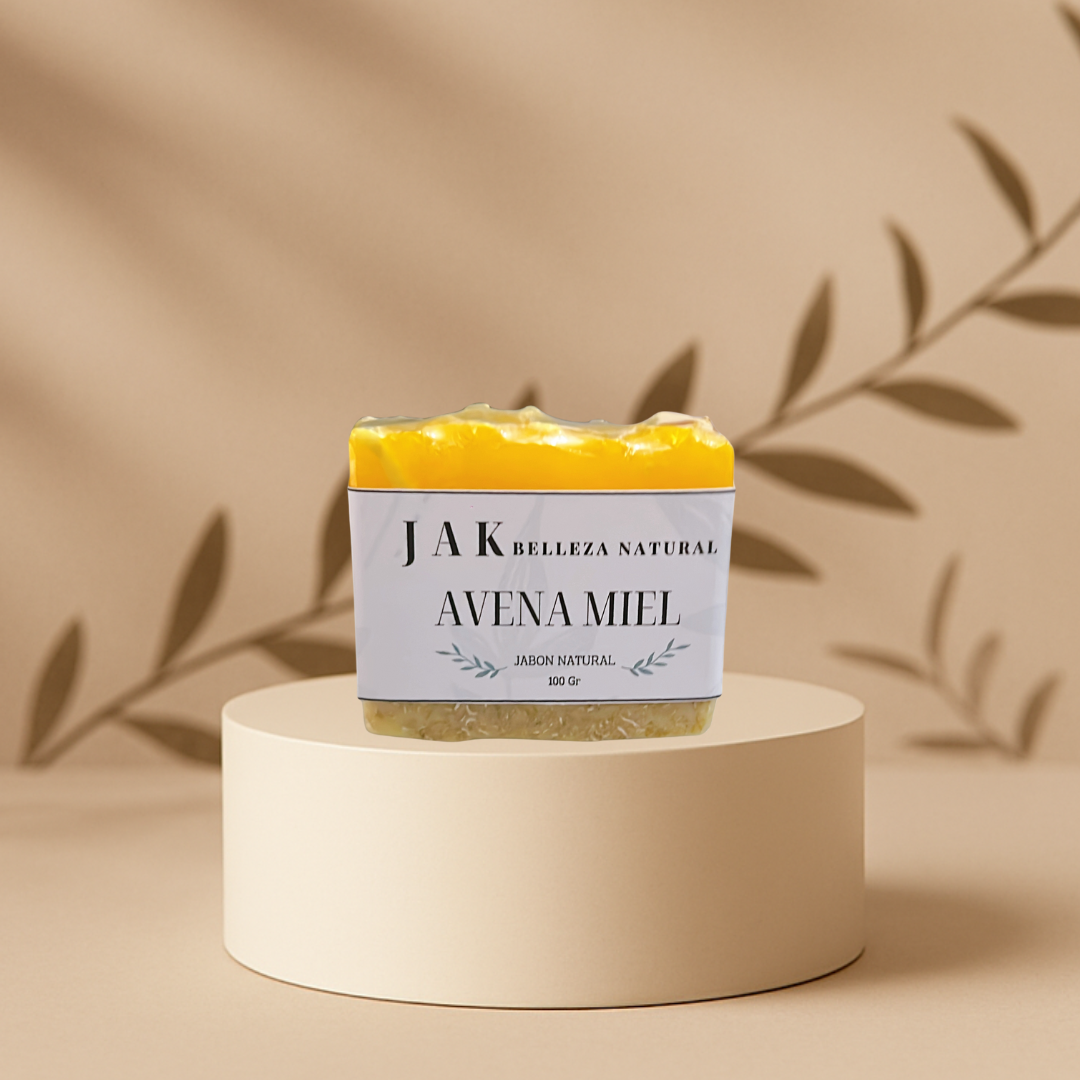 Jabón natural Avena Miel