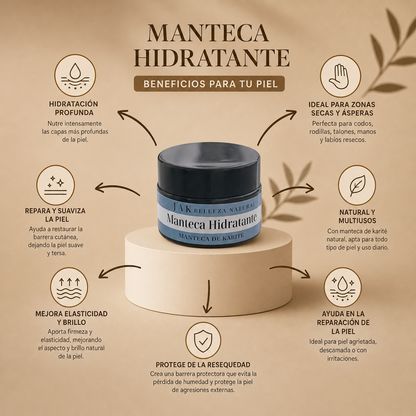 MANTECA HIDRATANTE DE KARITÉ 30 ml