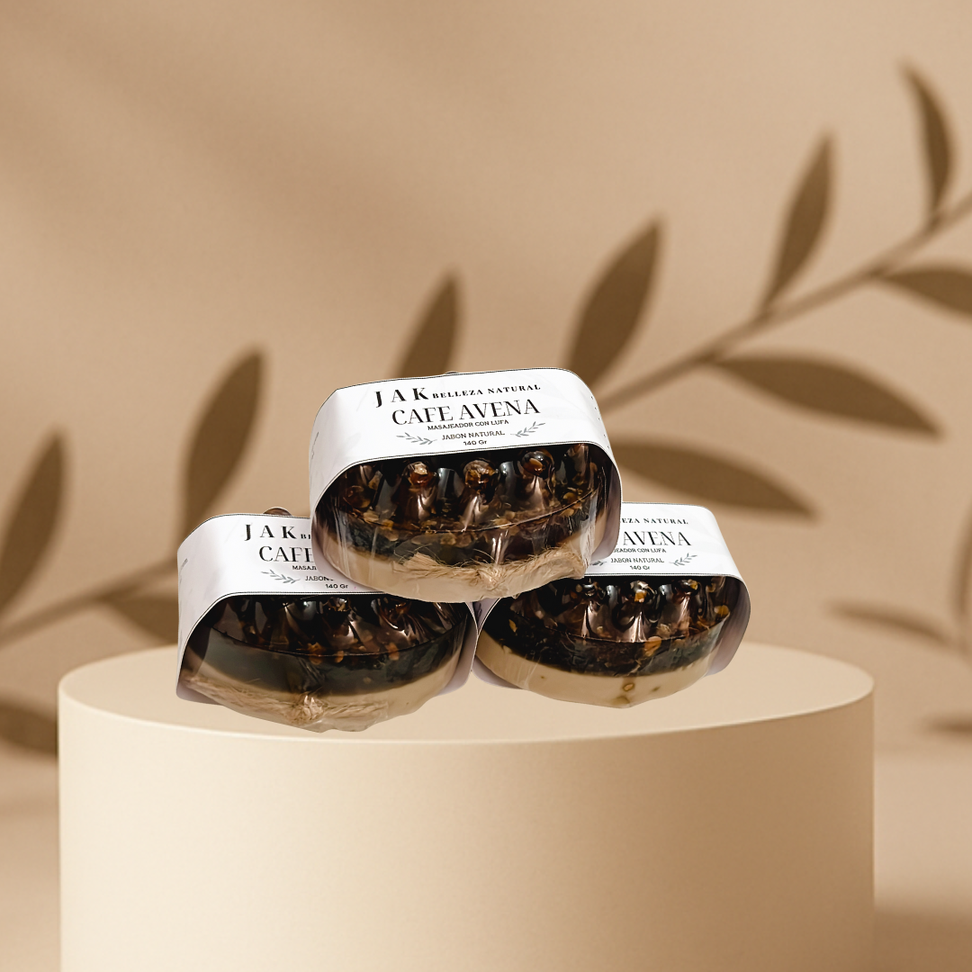 Jabón Anticelulitis Avena Café & Lufa